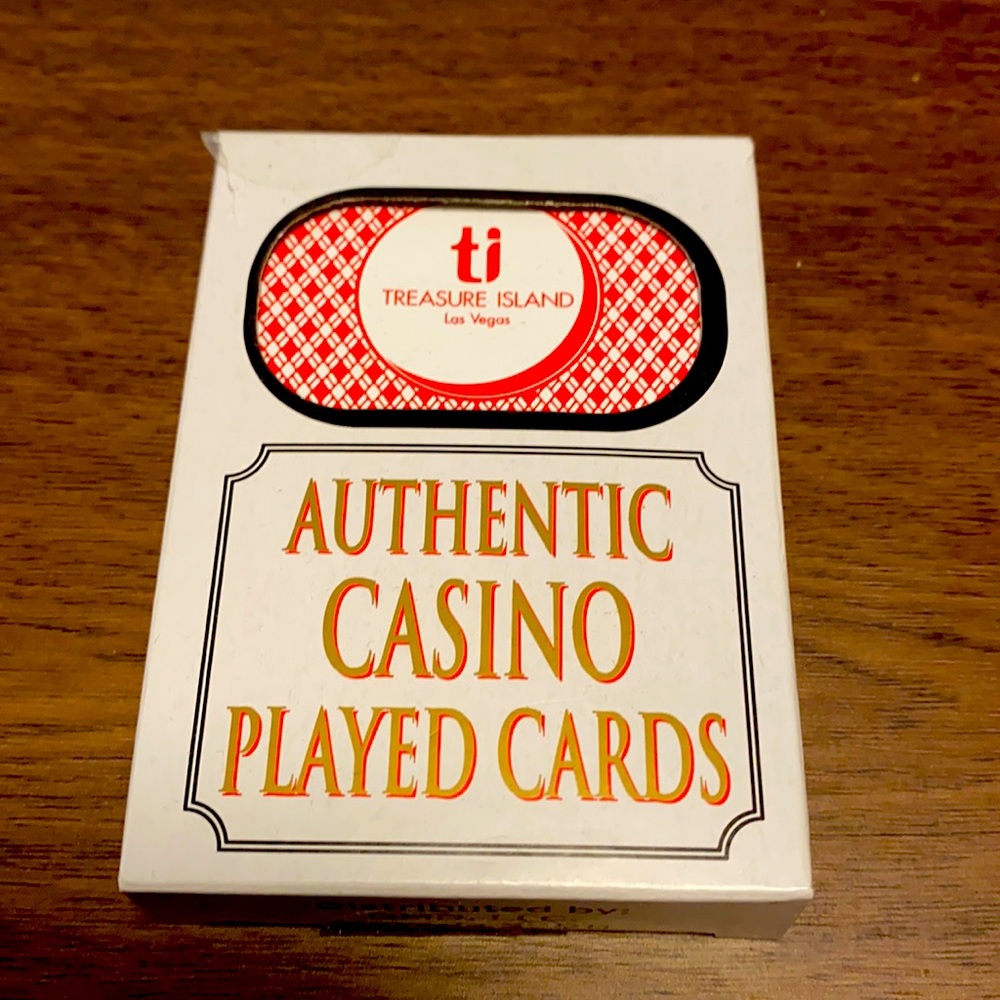 Treasure Island Las Vegas playing cards